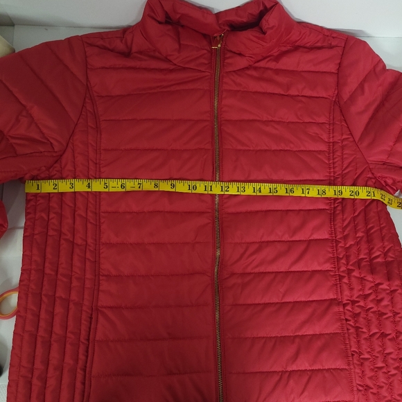 NWT Catherines 3-in-1 Parka Anorak Jacket, black red size 0X - Picture 13 of 14